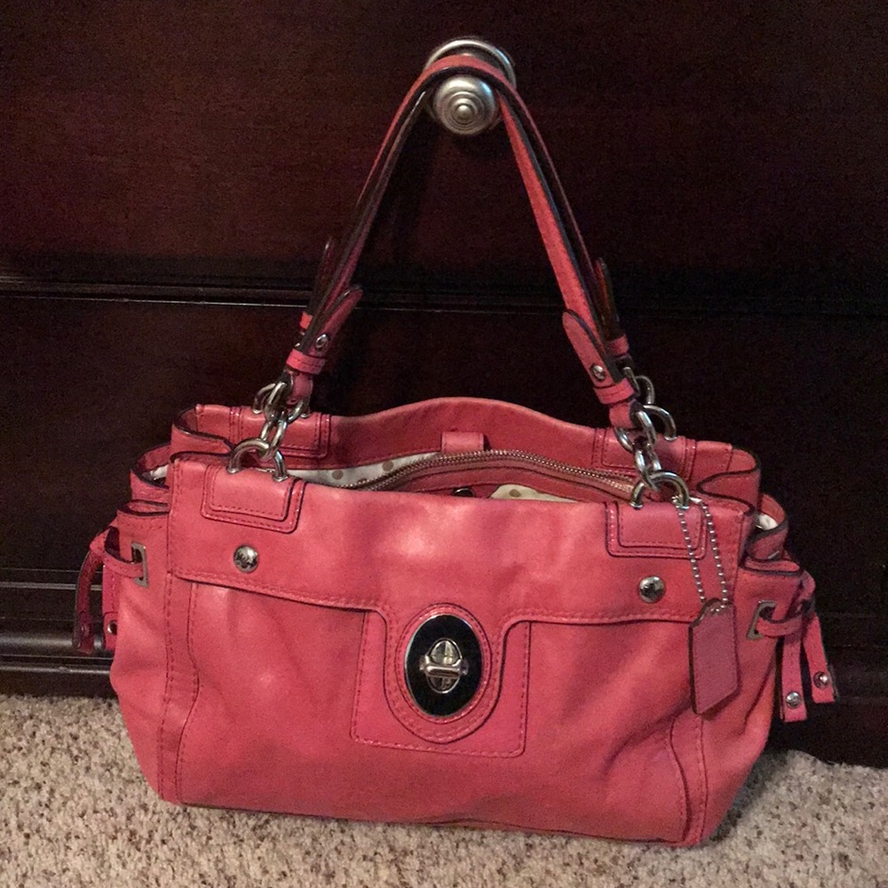 Rose Coach Bag